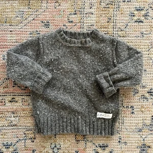 Country Road Kids Size 2 Green Wool Blend 80/20 Sweater Jumper - Picture 1 of 4