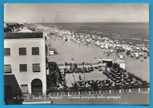 Venezia Lido di Iesolo Anno 1961 FG cartolina vintage postcard postkarte MA2163 - Picture 1 of 2