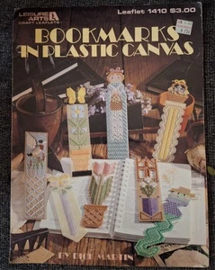 Bookmarks in Plastic Canvas 8 Patterns Leisure Arts Craft Leaflet 1410 - Picture 1 of 3