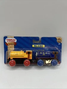 Fisher Price Thomas & Friends 2013 ferrocarril de madera madera real Bill & Ben - Imagen 1 de 6