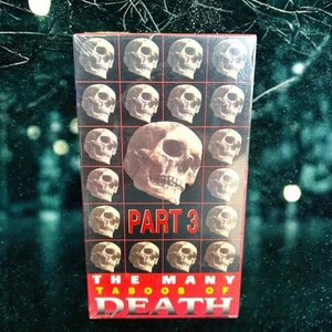 1999 The Many Taboos Of Death Part 3 VHS Vintage Horror Rare Factory Sealed! NEU - Bild 1 von 8