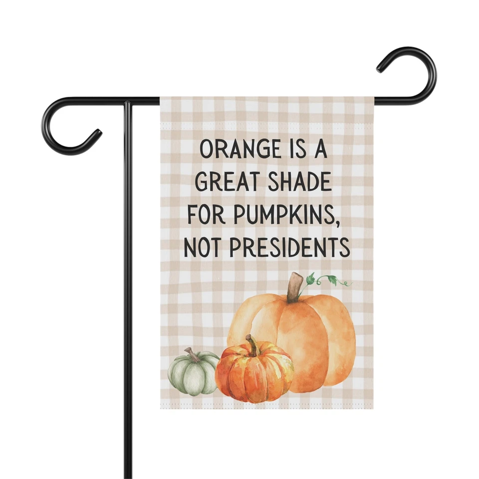 Naranja es un gran tono para calabazas no presidentes bandera liberal democrática Foto 1 de 1