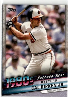 2020 Topps Baseball DB-44 Cal Ripken Jr. Decades' Best Orioles HOF - Image 1 of 2