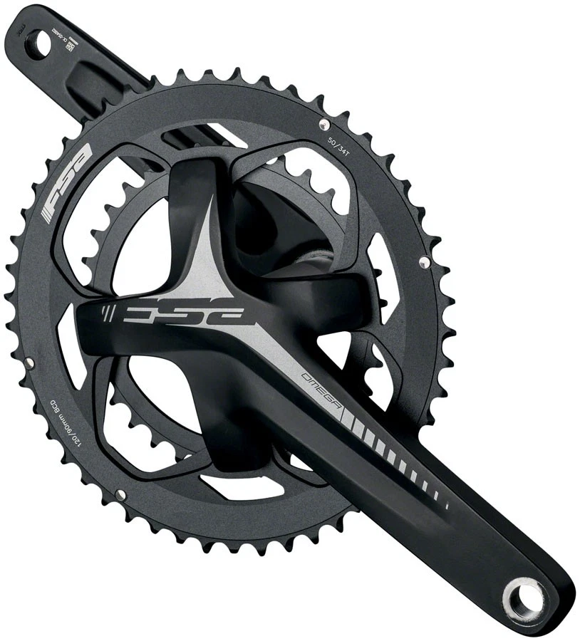 FSA Omega AGX Crankset 165mm 10/11-Speed 30/46T 120/90mm BCD 386 EVO - Image 1 of 1