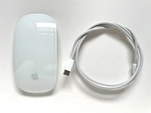ORIGINAL APPLE MAGIC MOUSE 2 WEISS KABELLOS WIEDERAUFLADBAR A1657 MK2E3Z/A ORIGINAL - Bild 1 von 5