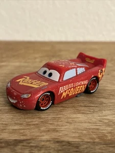 Rust-Eze Disney Pixar Lightening McQueen Plastic Toy Car Scale 1:64 - Picture 1 of 10