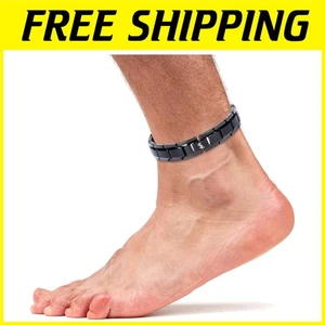 Adjustable Magnetic Ankle Bracelet - Titanium - Picture 1 of 9