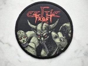 CELTIC FROST PATCH Original 80er Vintage Aufnäher 8,5cm Coroner Thrash Metal - Bild 1 von 3