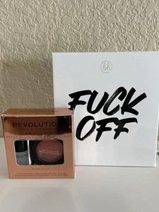 Bh Cosmetics F* Off Makeup Palette and Makeup Revolution Flawless Foils Bundle. - Picture 1 of 3