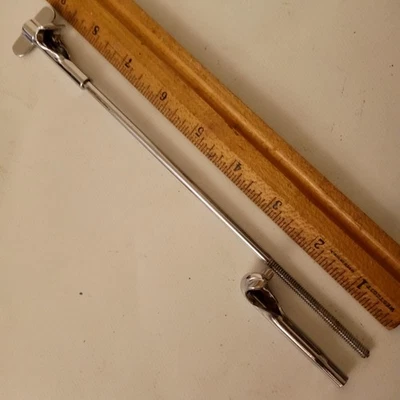 Leedy 8.75"Chrome Single-Tension Thumb Rod+Claws10-24Snare/Tom Drum Walberg&Auge - Image 1 of 3