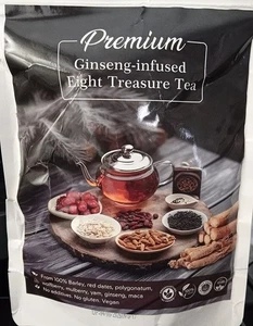 Premium Ginseng-Infused Eight Treasure Tea, Ginseng Treasures Tee 30 - Bild 1 von 2