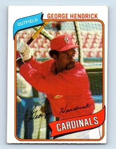 1980 O-Pee-Chee George Hendrick St. Louis Cardinals #184 - Picture 1 of 2