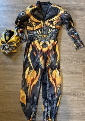 Disfraz de abejorro Transformers, con licencia auténtica, niño mediano 8-10 Foto 1 de 4