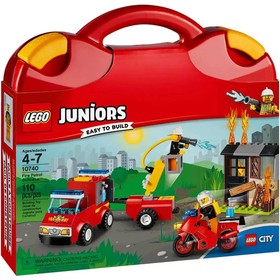 LEGO [Juniors] - Fire Patrol Suitcase Building Set - City Series (10740)