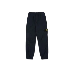 (Kids) Stone Island 30514 Organic Cotton Fleece Jogger Pants Navy Blue - 24FW - Picture 1 of 1