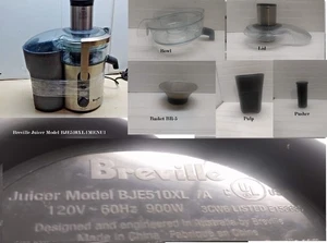 Breville BJE510XL/A Saftbrunnen plus Obst Gemüse Extraktor Teil [MENÜ] - Bild 1 von 7