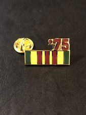1975 Vietnam Ribbon, military veteran, Army, Navy, Air Force, Marine Pin
