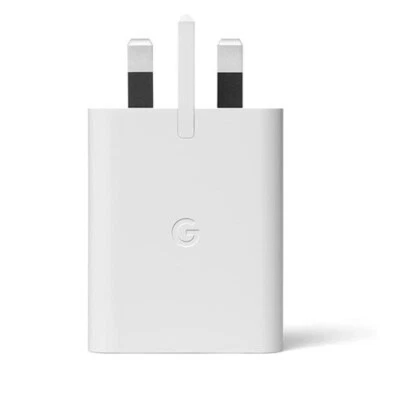 Official Genuine Google 30W PD Fast Charger USB-C Fits Pixel 8 7 6 5 Plug Only - Image 1 of 3
