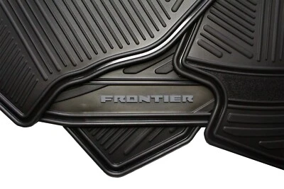 Genuine OEM Floor Mats New for 2005-2023 Nissan Frontier All Weather 4 Pcs - Image 1 of 4