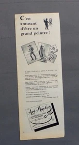 PUB PUBLICITE ANCIENNE ADVERT CLIPPING 171017 / PALETTE ET LES TOILESART MASTER - Imagen 1 de 1