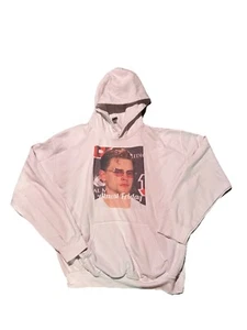 Almost Friday/Friday Beers Joe Burrow White Hooded Sweatshirt š„ Large Bengals - Picture 1 of 3