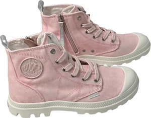 Palladium Pampa Zip Sneaker Boots / Shoes - NEW Womens 7 Pink - #46736-OFCL - Picture 1 of 5