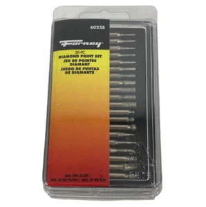 Forney 60238 Diamond Point Set Shaping Carving 20-Piece Free shipping - Picture 1 of 5