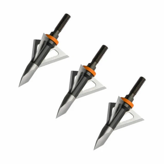 Wasp Archery 100-Grain Drone Broadhead - Pack of 3 With 2 Sets of Extra Blades - Image 1 of 1