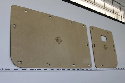 Masonite Barn Door Cards Fit- Toyota Landcruiser 70 Series 1984-2024 Manual x2 - Image 1 of 4