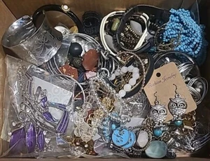 Vintage to Now Jewelry Lot - Some New -All Wearable - 3.5 Pounds - See Pictures - Picture 1 of 11
