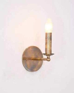 Brass Cylinder Wall Sconce - Italian Brass Sconces - Italian Light - Mid Century - Picture 1 of 9