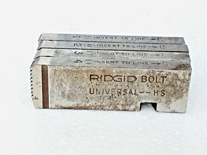 RIDGID 48735 Bolt Dies 1"- 12 TPI UNF High Speed Chasers For Machine Die Head - Picture 1 of 5
