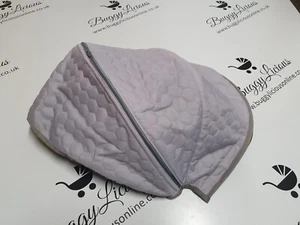 Baby Jogger City Select replacement hood fabric Custom Made Light Grey - Picture 1 of 11