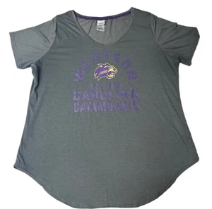 Shirt Damen XXL Western Carolina University Creative Apparel lila grau - Bild 1 von 5