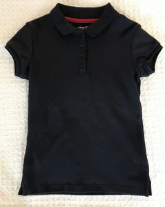 Nautica Girls Short Sleeve Polo Top w/Picot Collar Blue XL (6X) School Uniform - Picture 1 of 5