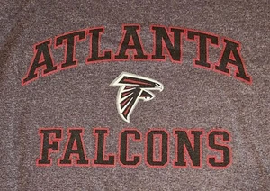 AUTHENTIC NFL TEAM APPAREL ~ ATLANTA FALCONS T-SHIRT XL ~ GRAY - Picture 1 of 5