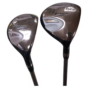 Ladies Lynx Tigers 4 Hybrid, 5-Wood RH 4H 23°, 5W 19° Lad Flex Lynx Tigers Shaft - Picture 1 of 17