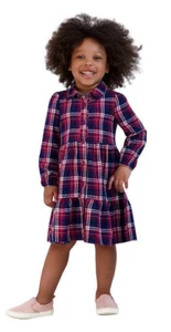 NWoT Biscotti Collection Girls Long Sleeve Shirt Dress Red Size 7 $35 FFF103 - Picture 1 of 2