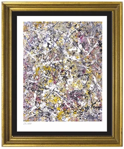 Jackson Pollock “Number 1” Signed & Hand-Numbered Ltd Ed Print (unframed) - Picture 1 of 2