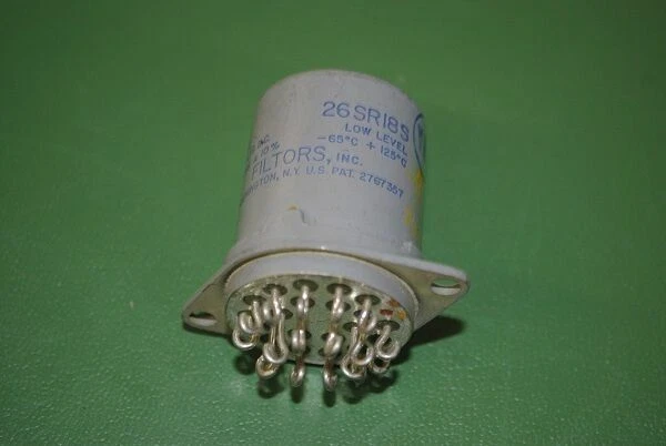 DRI RELAY 26SR18S 5945-00-687-1678  200 OHMS 20 PIN HERMETIC MIL-SPEC  - Image 1 of 1
