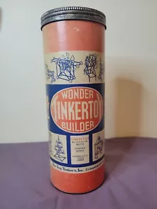 Vintage Tinker Toys 1960's Not Complete 97 Pieces - Picture 1 of 13