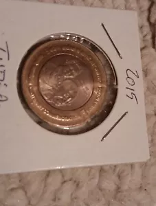 India 2015 '10 Rupees' 100th Anniversary Bi-Metallic Aluminum Bronze WORLD Coin - Picture 1 of 2