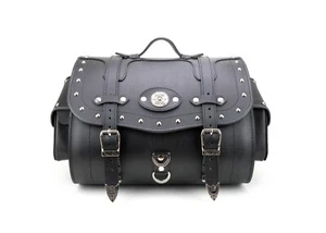 Waterproof Genuine Leather, Sissy Bar Luggage Trunk Bag_Siberia 40K, - Bild 1 von 6
