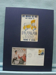 The Women's Suffrage Movement & First Day Cover of its own stamp - Picture 1 of 2