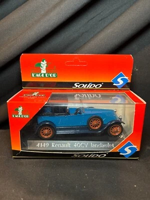 NUEVO SOLIDO 4149 RENAULT 40CV LANDAULET 1/43 coche fundido a presión AZUL Foto 1 de 4