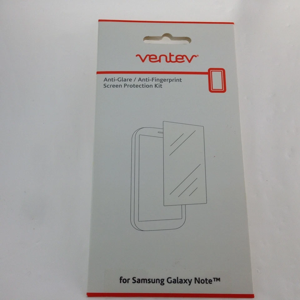 Ventev Anti Glare Screen Protector Samsung Note -2 Pack - Image 1 of 4