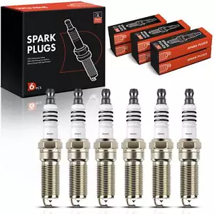 6Pcs Iridium & Platinum Spark Plugs for Mazda 6 2009-2012 CX-9 2007-2012 V6 3.7L - Picture 1 of 12