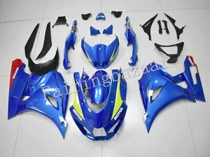 Fit for 2017-19 GSXR1000 Blue Red Neon Yellow ABS Injection Plastic Fairing Kit - Picture 1 of 8