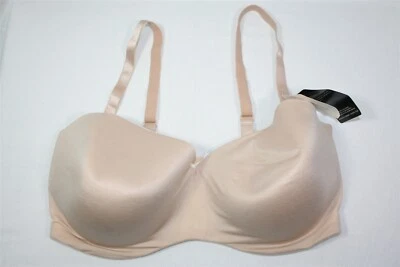 049X05 Bali 0822 Lilyette Comfort Full Figure Strapless Bra 38DD Beige (NWD) - Image 1 of 2