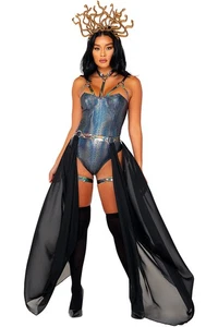 Roma Sensual Serpent Medusa Queen Adult Women Costume Devil Halloween 5085 - Picture 1 of 3